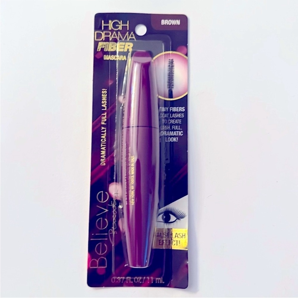 Believe High Drama Fiber False Lash Effect Mascara Brown